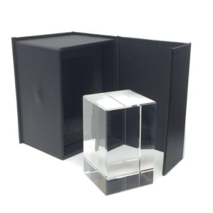 Presse-papier dans les dimensions en verre