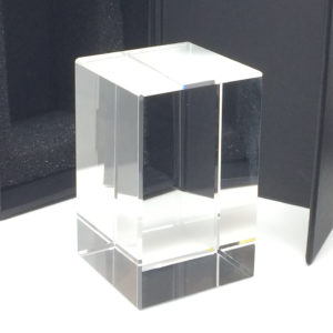 bloc verre gravure