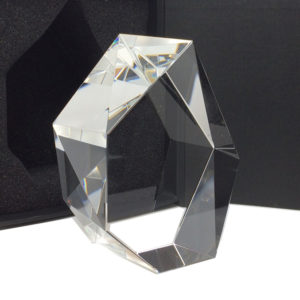 trophée bloc bizeautés