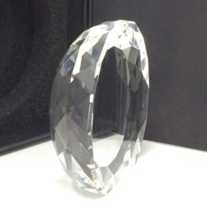 Trophée diamant demi cercle