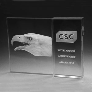 trophée aigle 3d