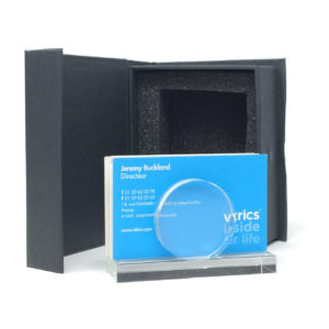 porte carte rond personnalisable