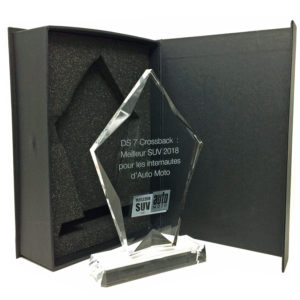 Trophée à personnaliser en forme de losange