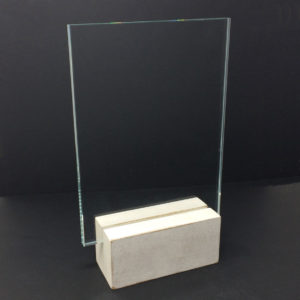 palque en verre personnalisé pour un événement de grande qualité